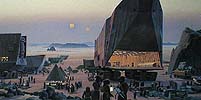 Sandcrawler, Concept painting by Ralph McQuarrie